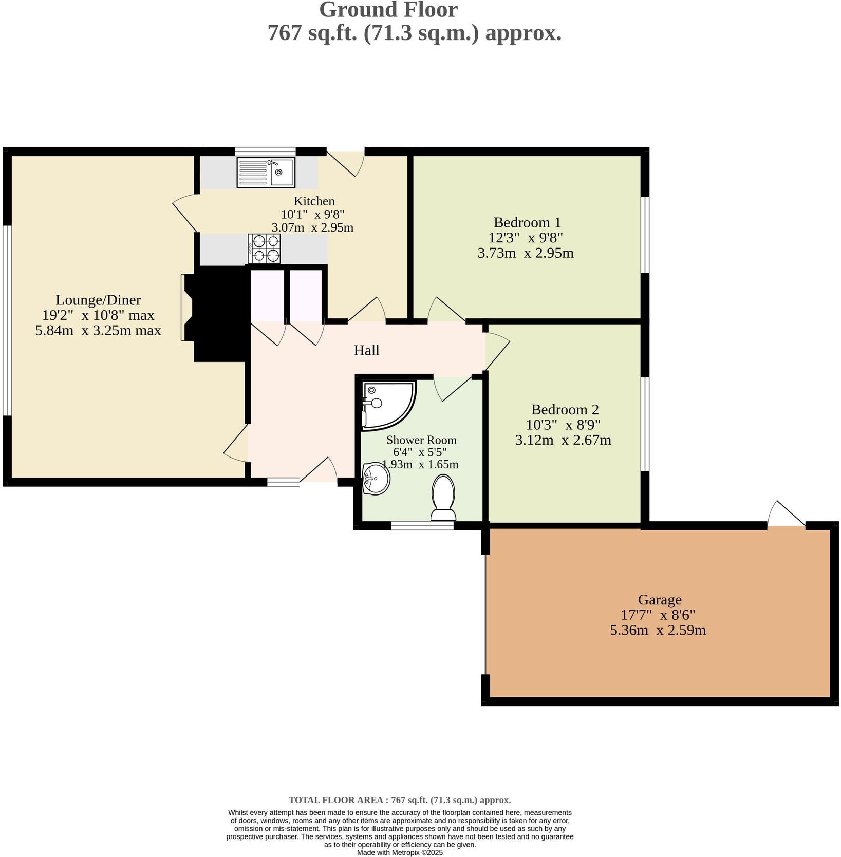 Birch Grove, Sheringham floorplan