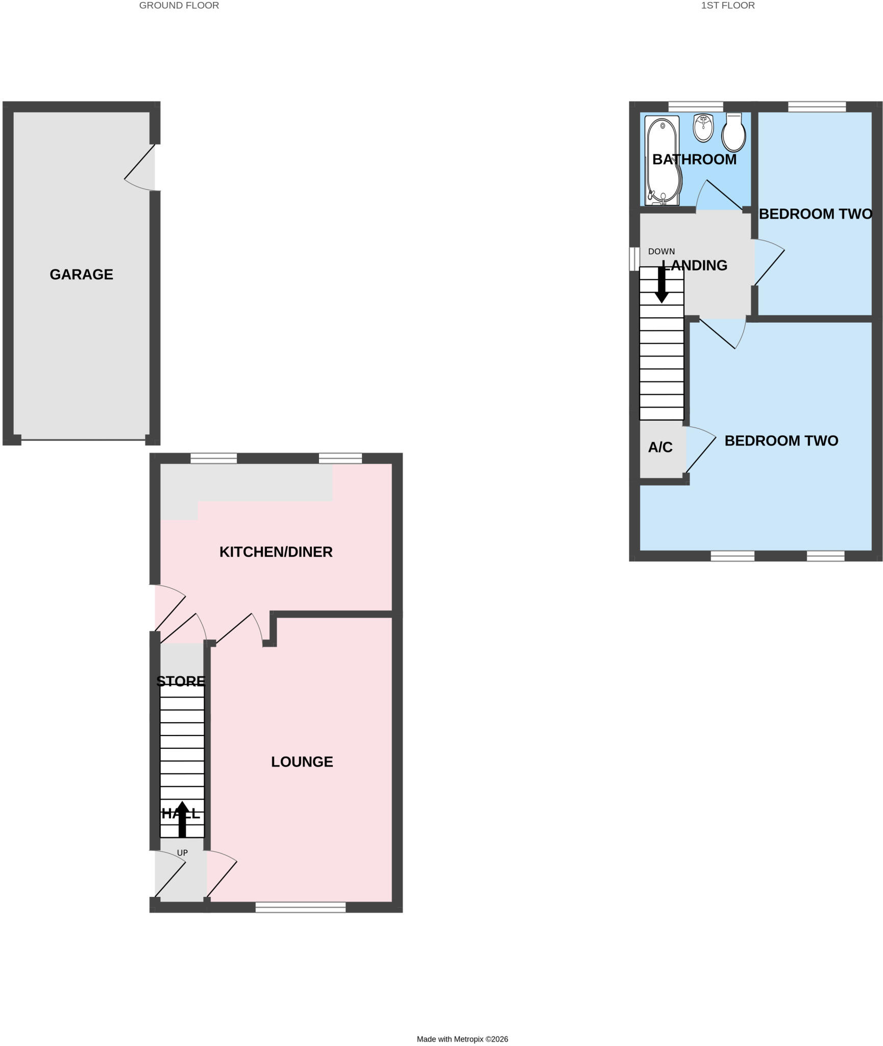 Grovefields, Leegomery, Telford, Shropshire, TF1 floorplan