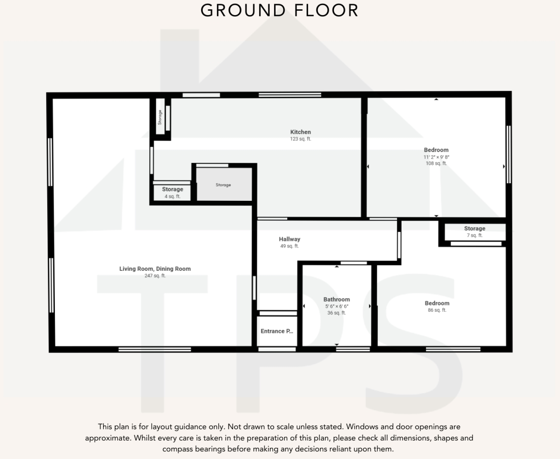 Tregainlands Park, Washaway, Bodmin, PL30 floorplan