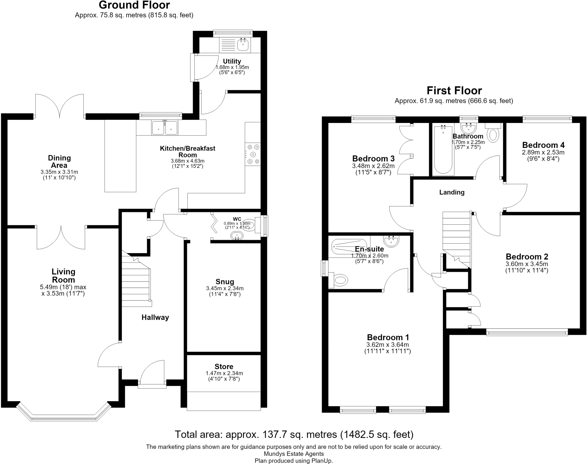 16, The Furlongs, Market Rasen floorplan