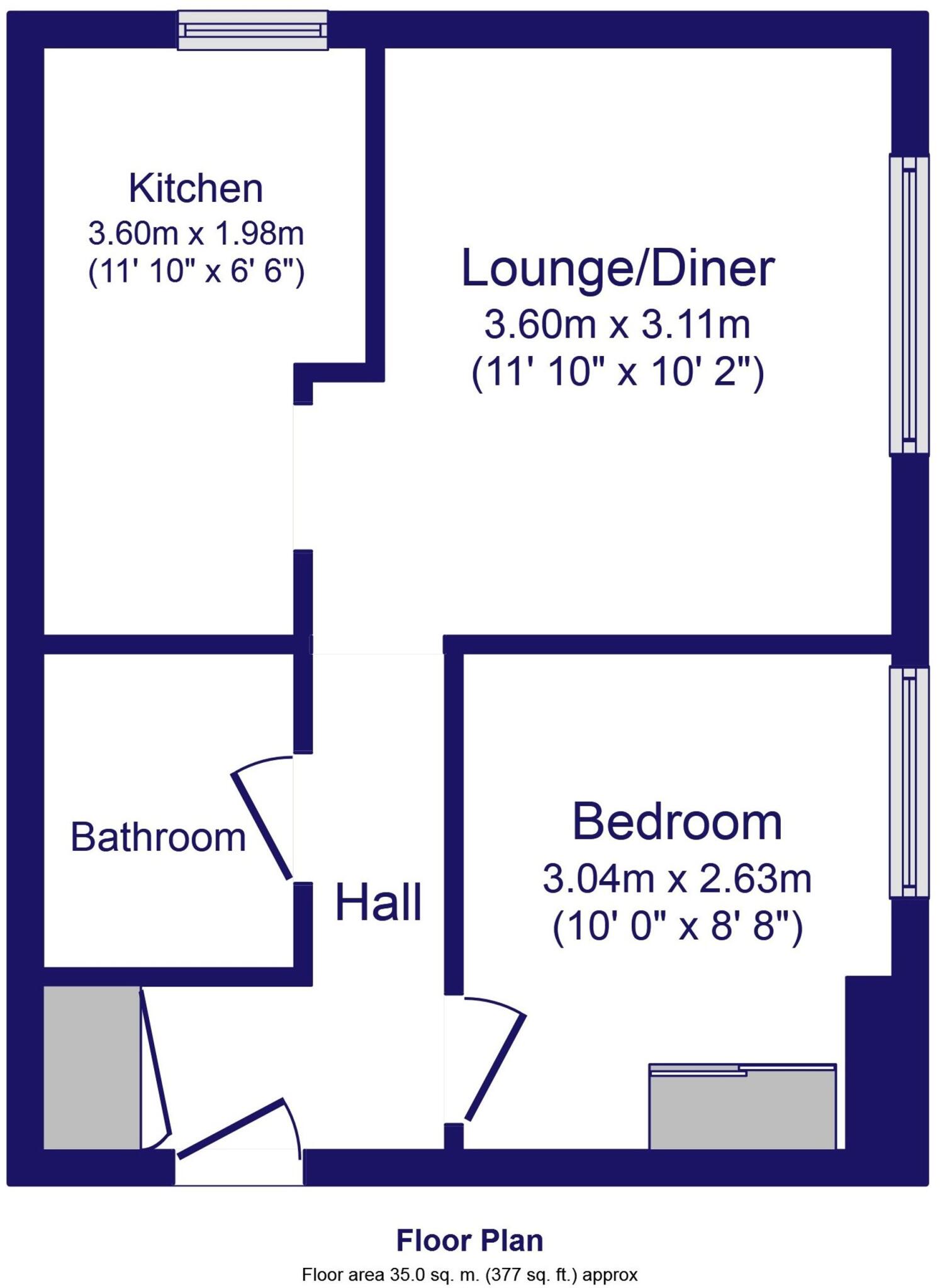 St. Philips Drive, Evesham, WR11 floorplan