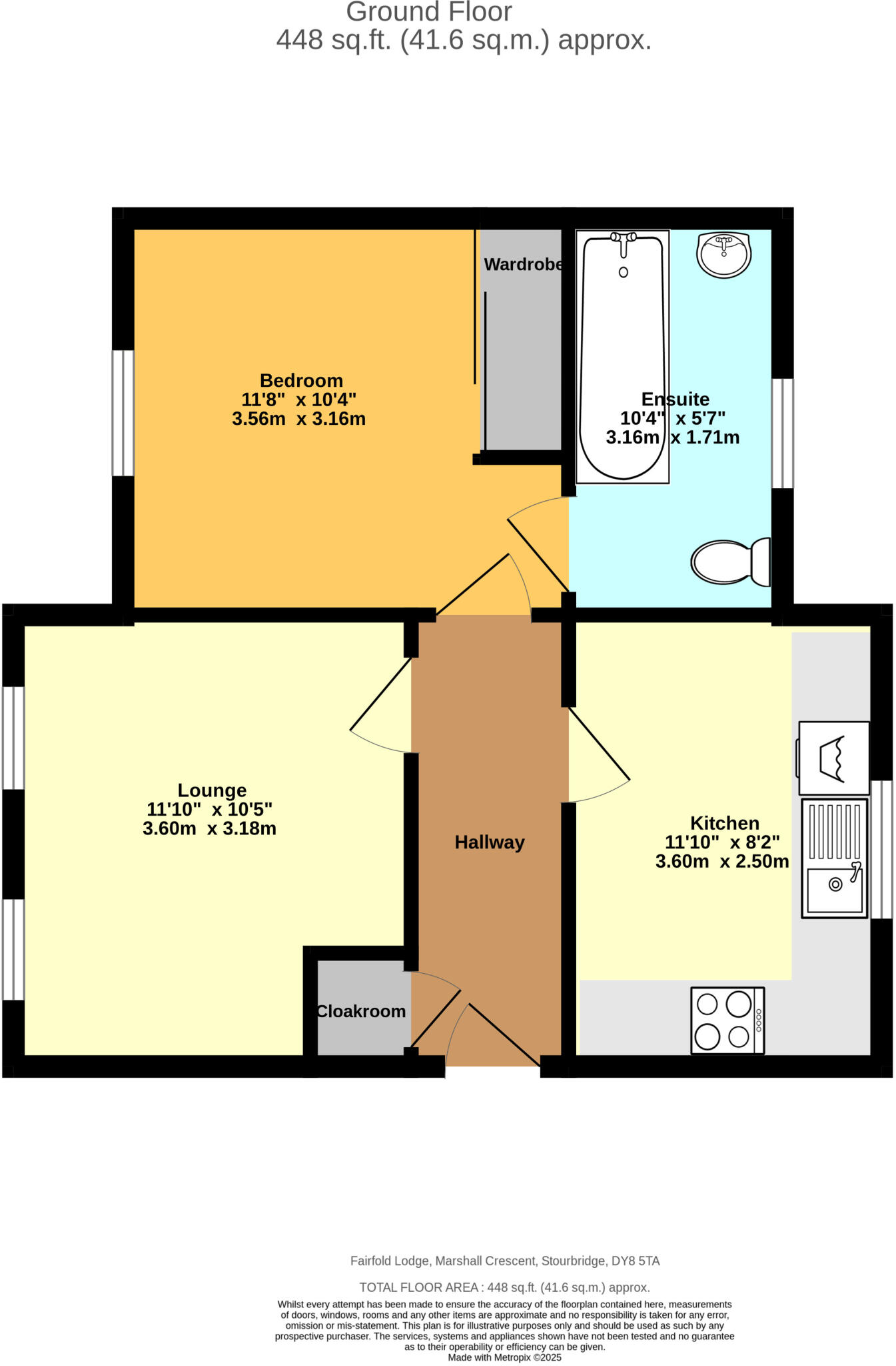 Marshall Crescent, Stourbridge, DY8 floorplan