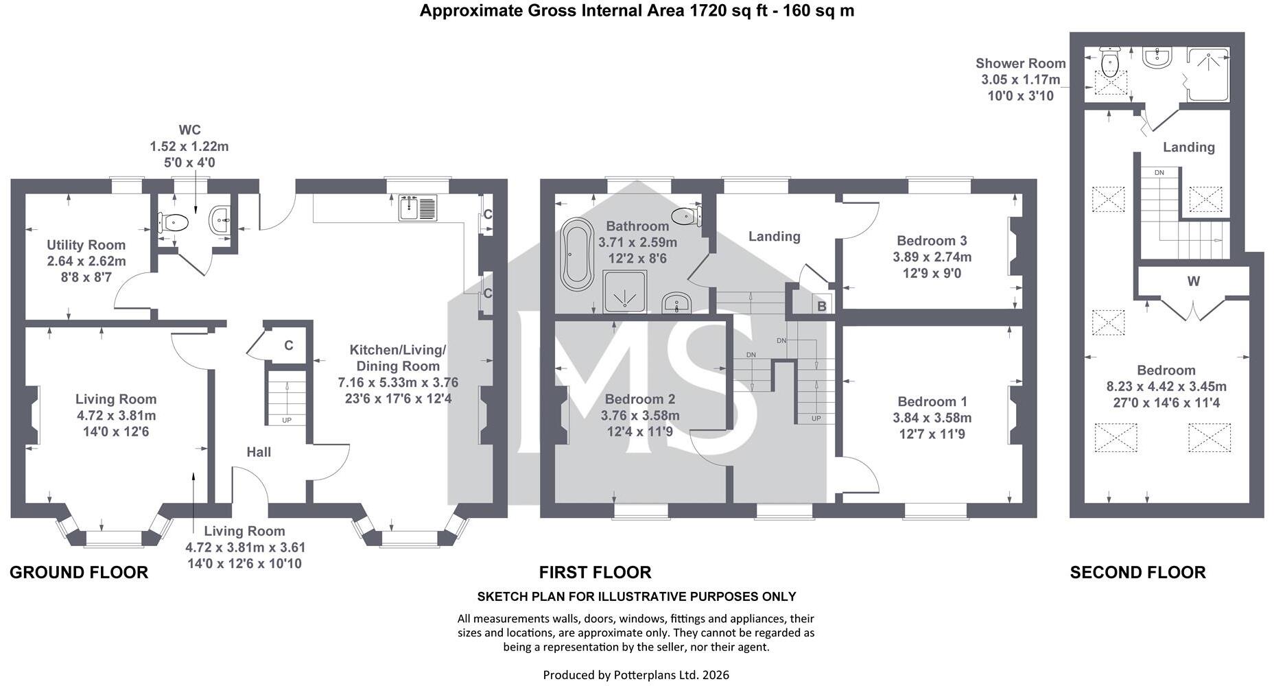 Potter Hill, Pickering floorplan