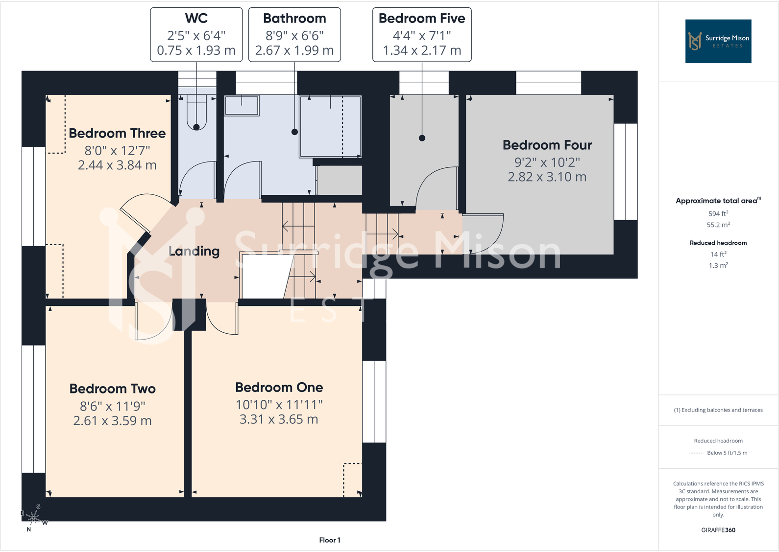 Hawks Town Gardens, Hailsham, East Sussex, BN27 floorplan