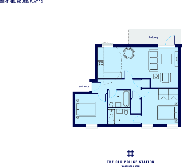 Sentinel House, The Old Police Station, Woodford Green floorplan