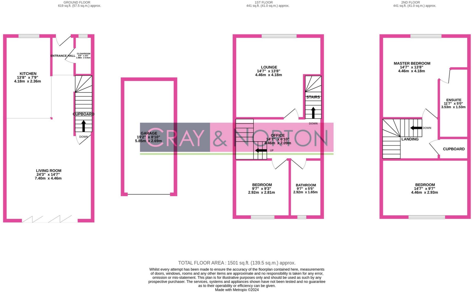 Caroline Way, Eastbourne, BN23 floorplan
