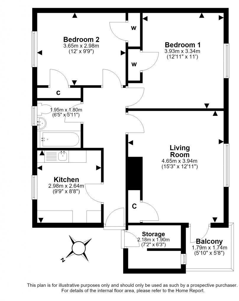 12e, Delta View, Musselburgh, EH21 8HN floorplan