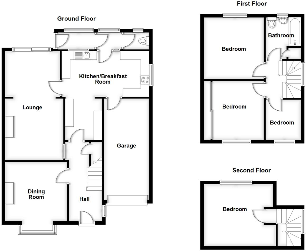 Monkmoor Road, Monkmoor, Shrewsbury floorplan