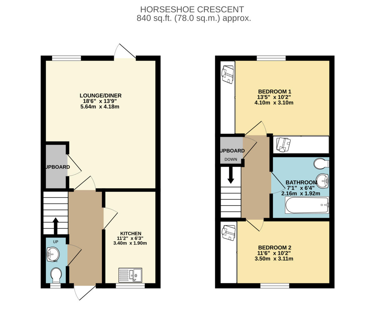 Horseshoe Cresent, Longham, BH22 9 floorplan