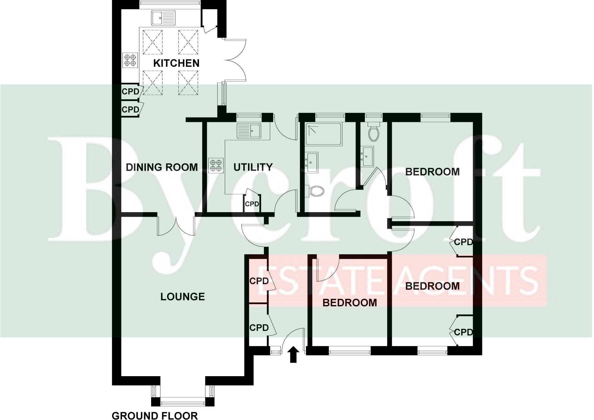 Sea View Rise, Hopton floorplan