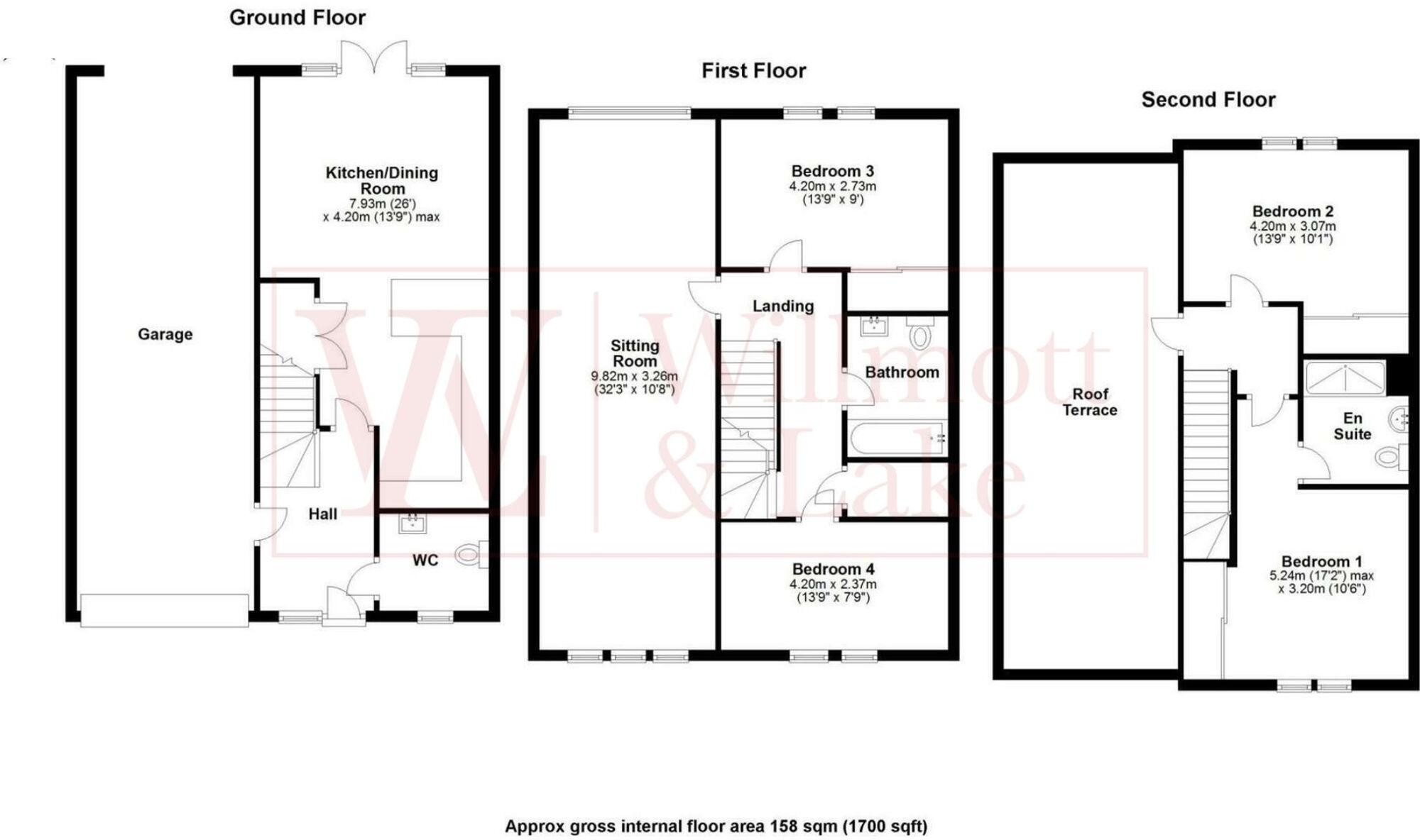 Randall Lane, Bishop's Stortford, CM23 floorplan