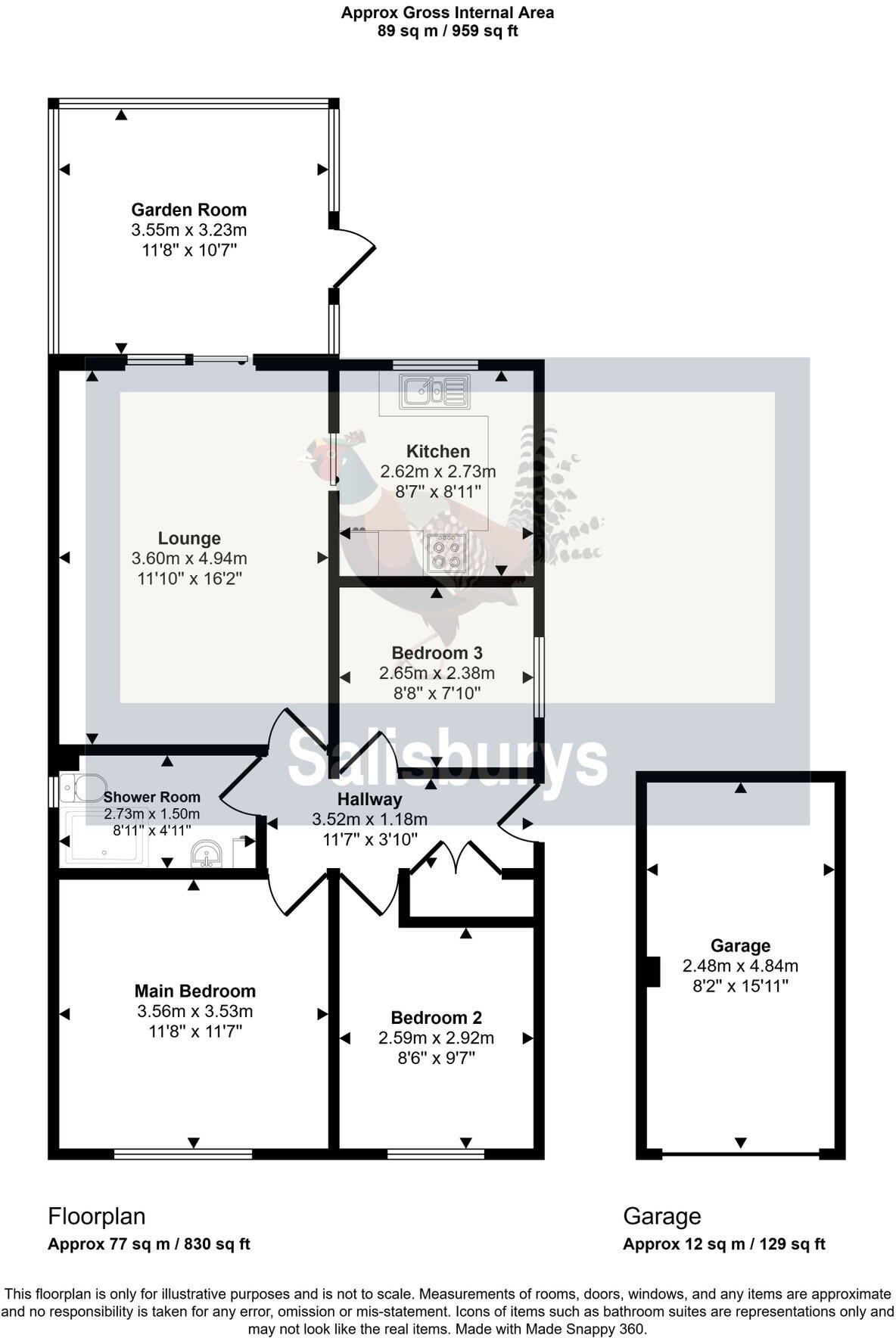 Sarah Close, Bere Alston, PL20 floorplan