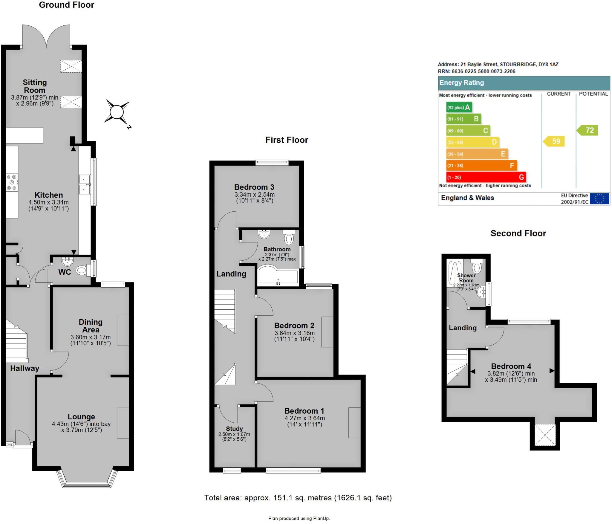 Baylie Street, Stourbridge floorplan