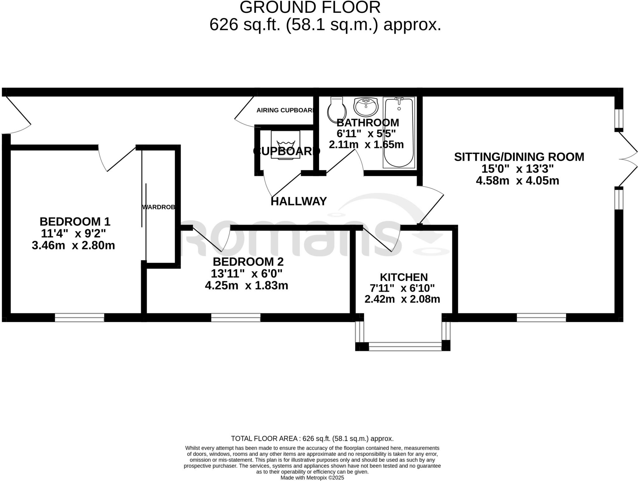 Lakeside Court, Old Cove Road, Fleet floorplan