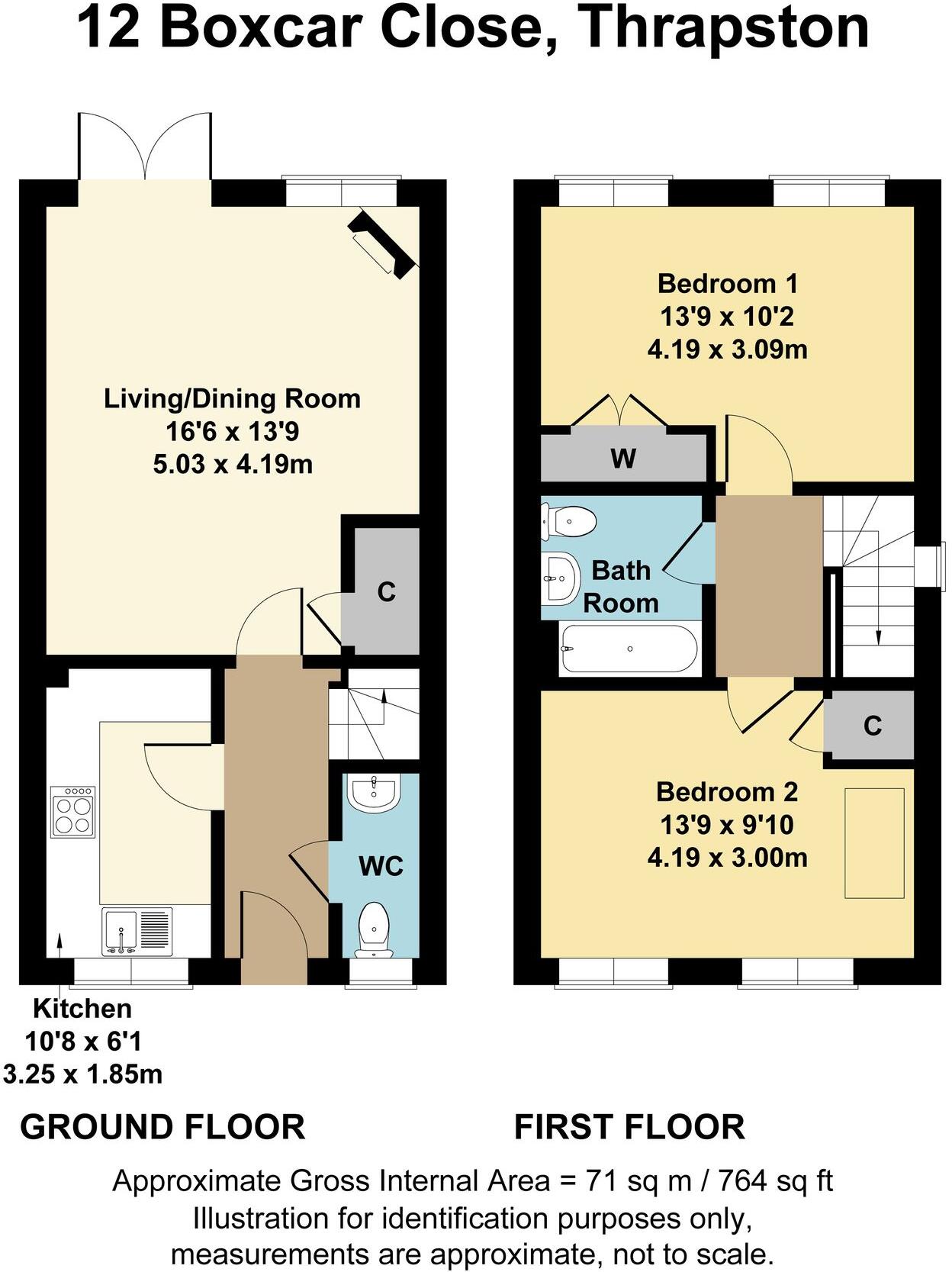Boxcar Close, Thrapston, Kettering, NN14 floorplan