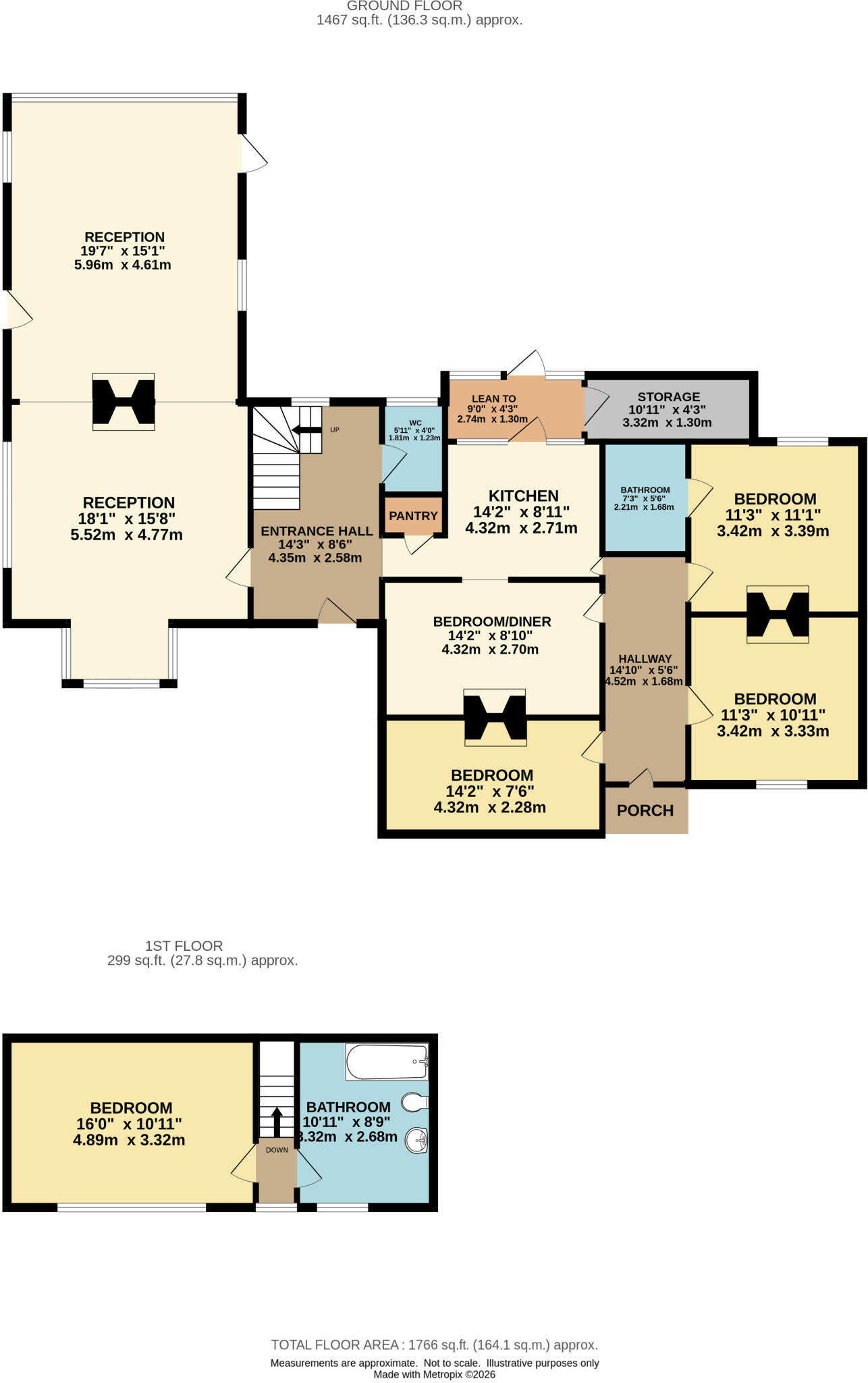 The Lings, Newney Green, Chelmsford, Essex CM1 3SF floorplan
