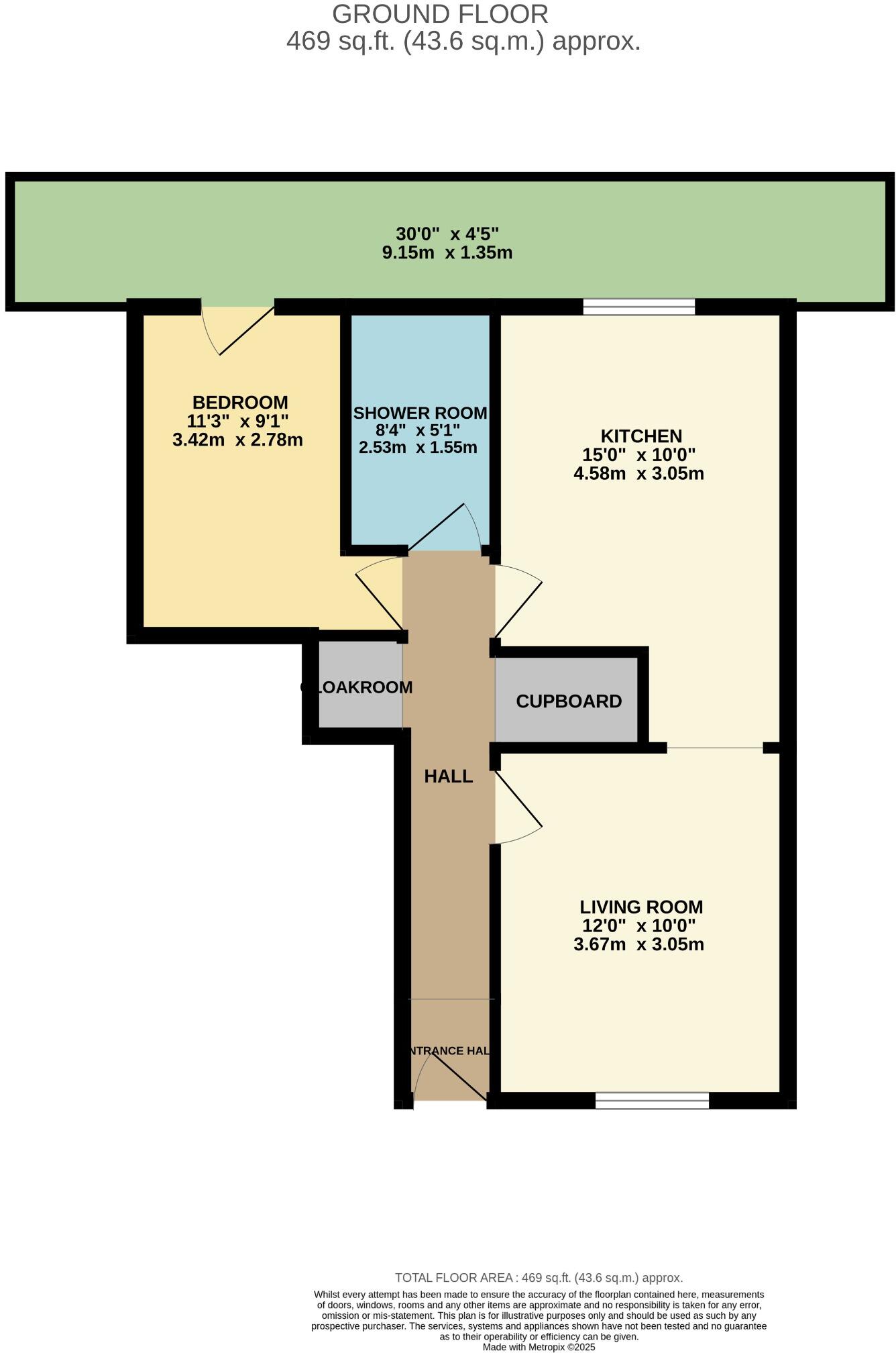 2 Lennoxtown Place, 38 Shore Road, Innellan, Dunoon, Argyll and Bute, PA23 7RF floorplan