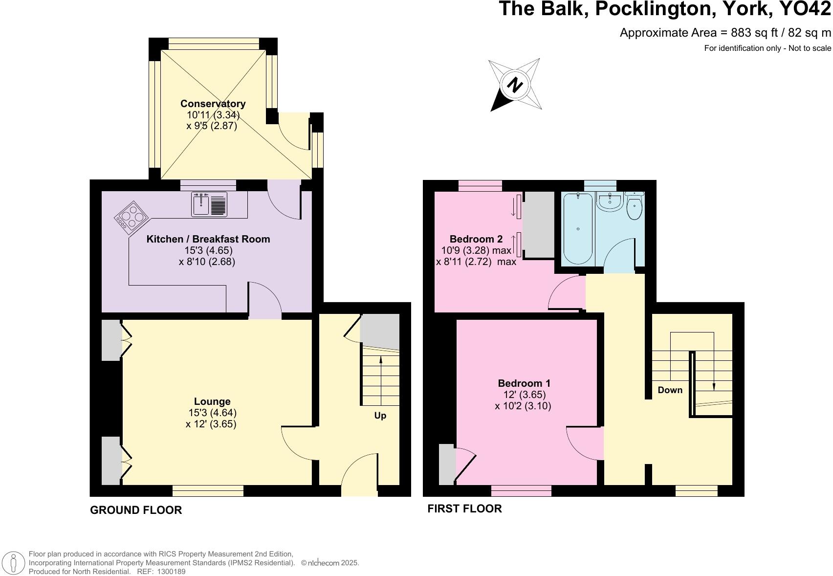 The Balk, Pocklington, York, YO42 floorplan