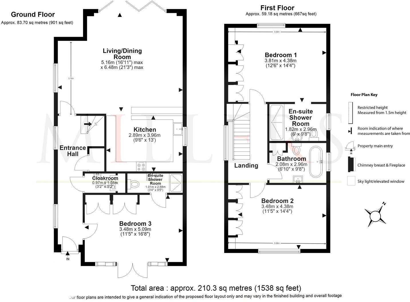 Coach House, Church Hill, Epping floorplan