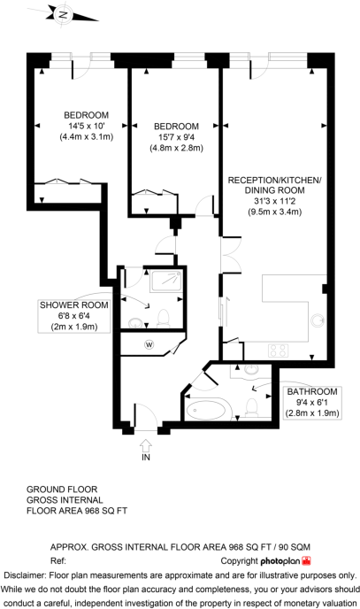 Westfield, Kidderpore Avenue, Camden, London floorplan