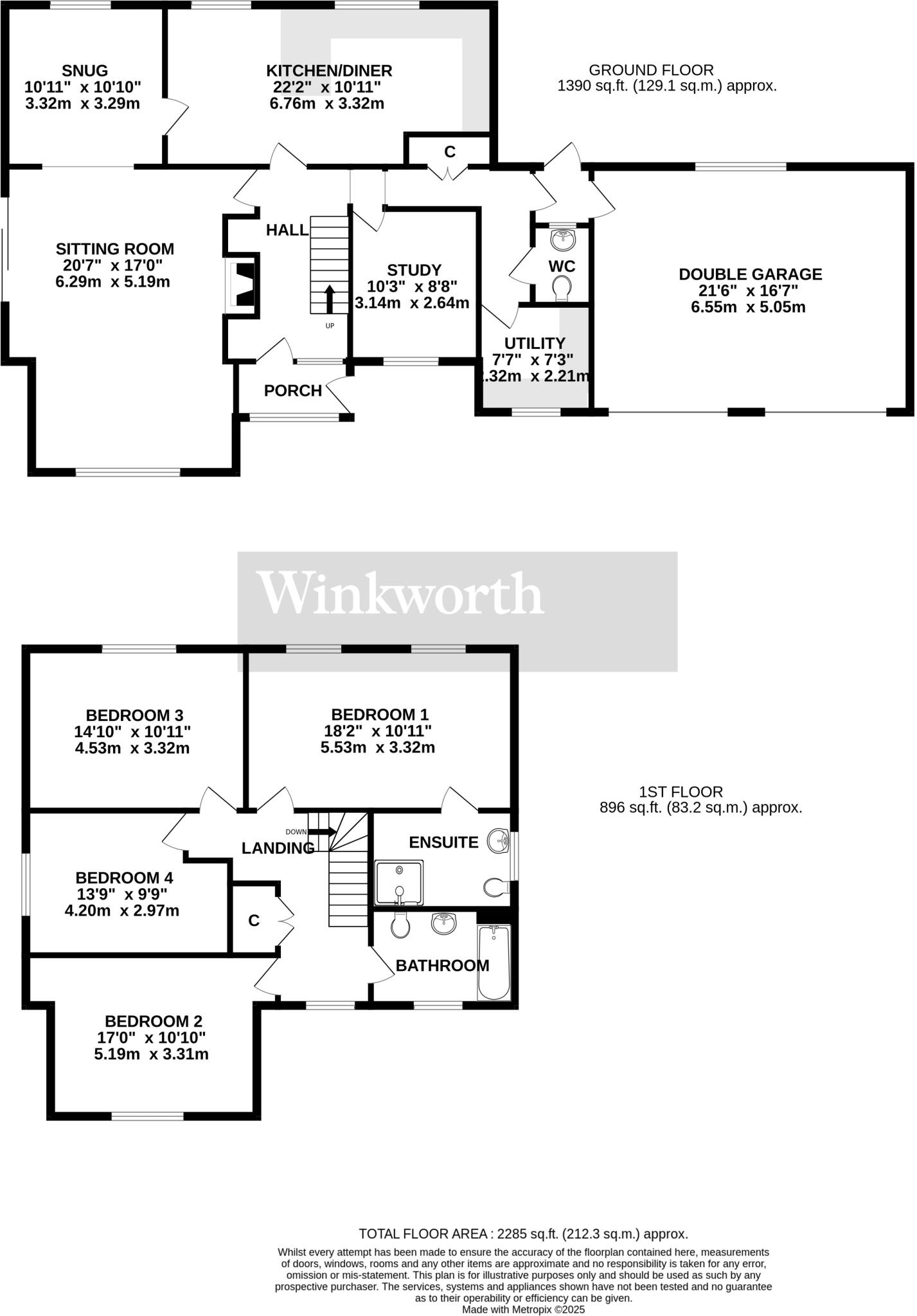 Northcroft, The Street, Brooke, Norwich, NR15 floorplan