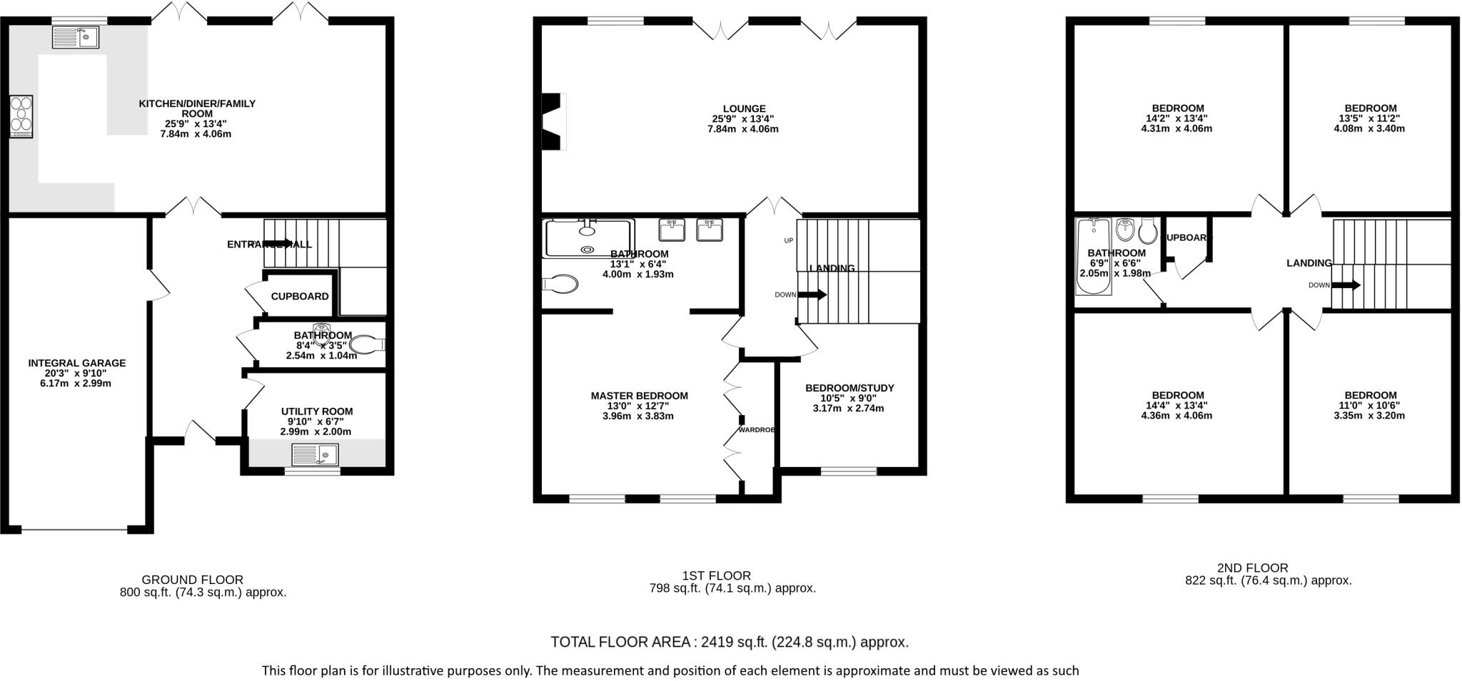Beningfield Drive, London Colney, AL2 floorplan