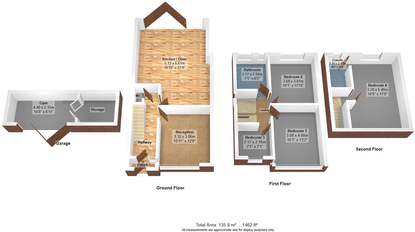 Huggins Lane, Welham Green, North Mymms, Hatfield floorplan