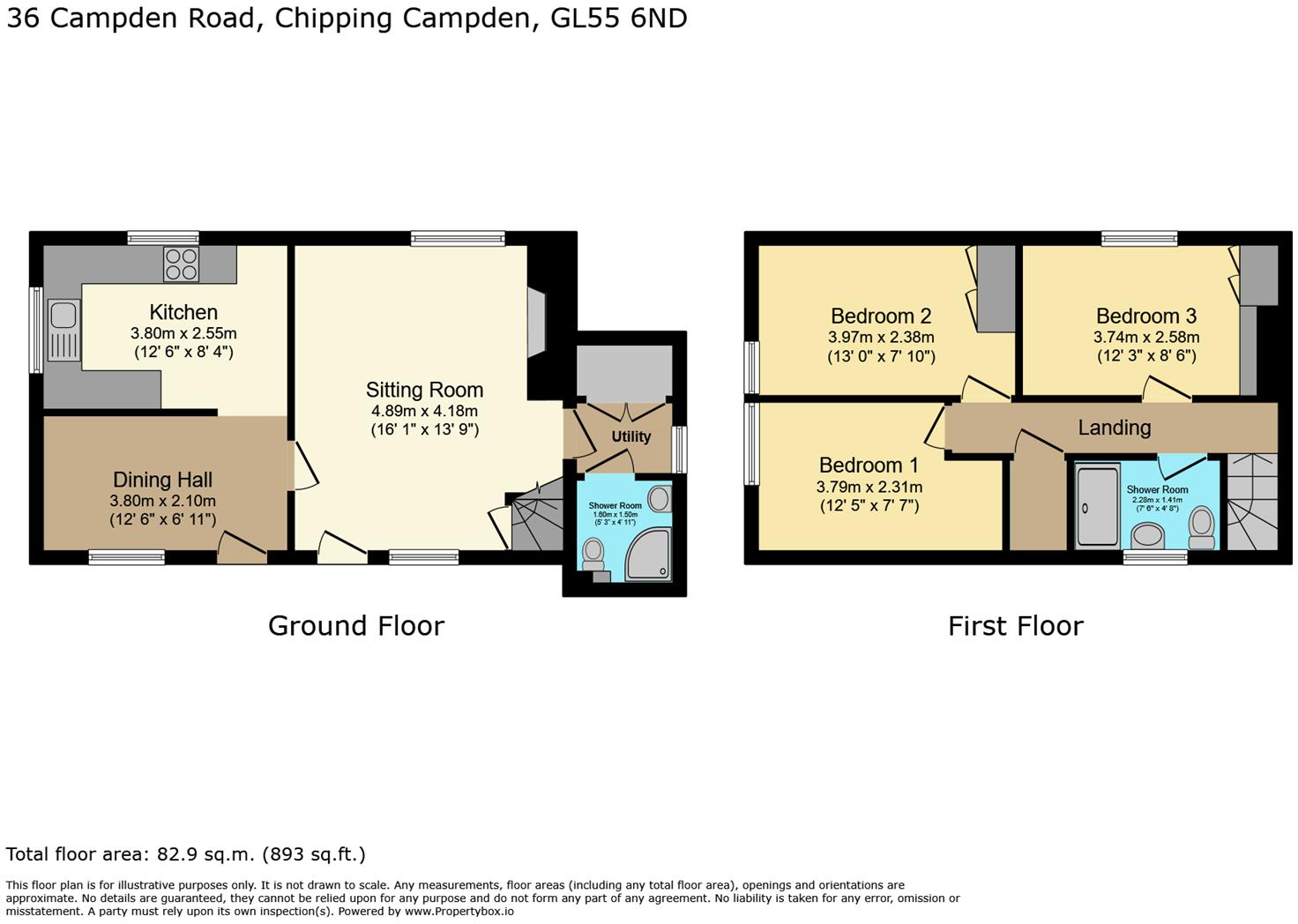 Campden Road, Ebrington floorplan