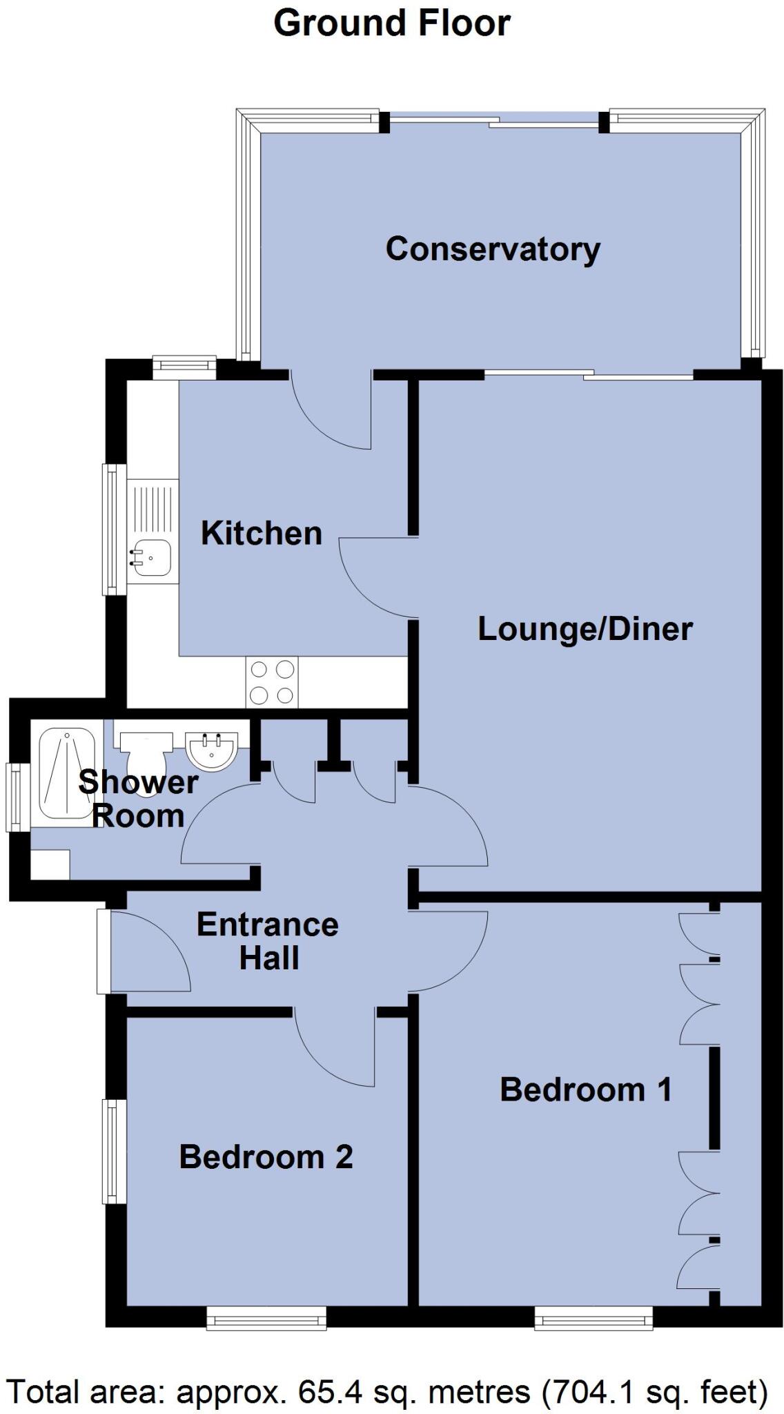 Waterfields, Chatteris, Cambs., PE16 6PU floorplan