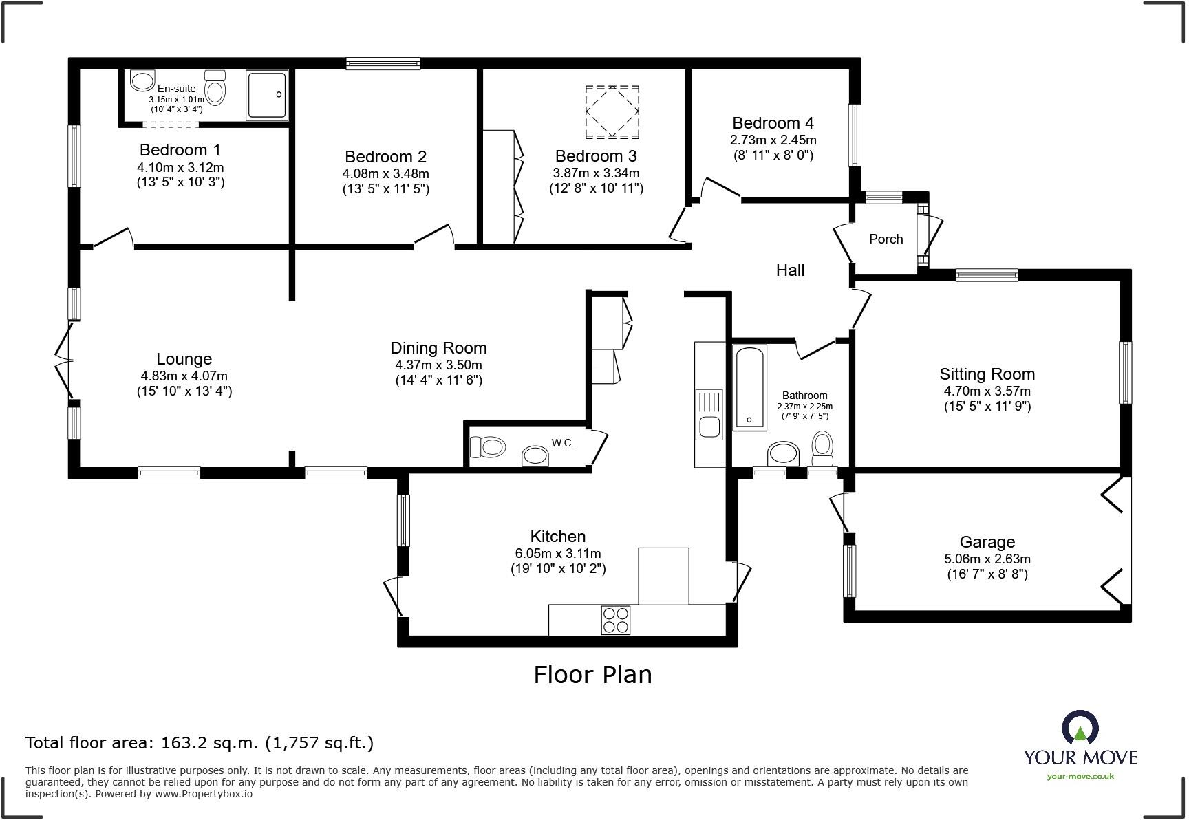 Crowhurst Lane, West Kingsdown, Sevenoaks, Kent, TN15 floorplan