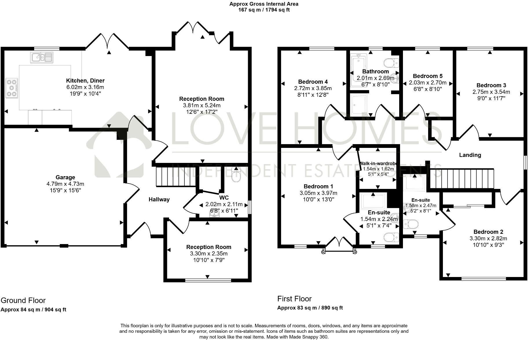 Norshaw Crescent, Broughton, Preston, Lancashire, PR3 floorplan