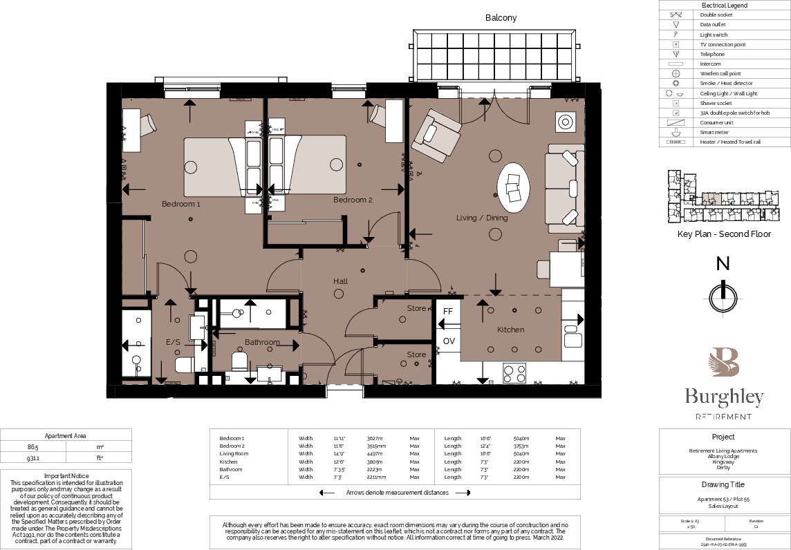 53 Bramble Drive, Derby, Derbyshire, DE22 floorplan