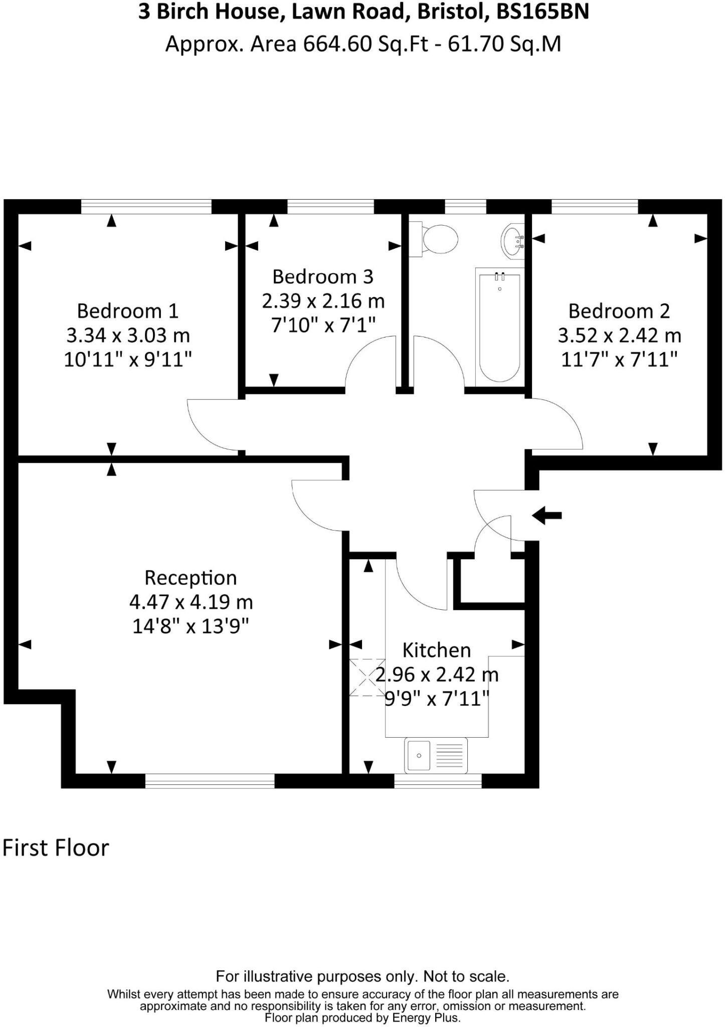 Birch House, Lawn Road, Bristol floorplan