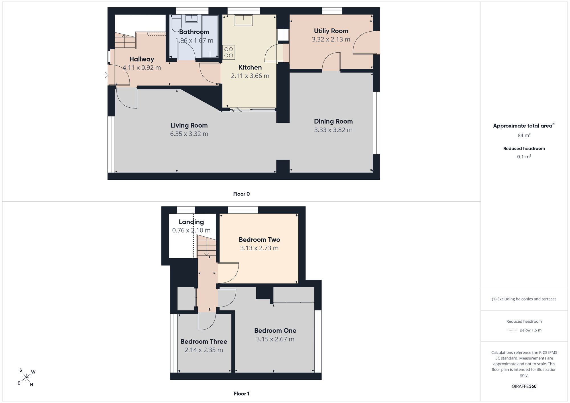 Tewkesbury Close, Upton, CH2 floorplan