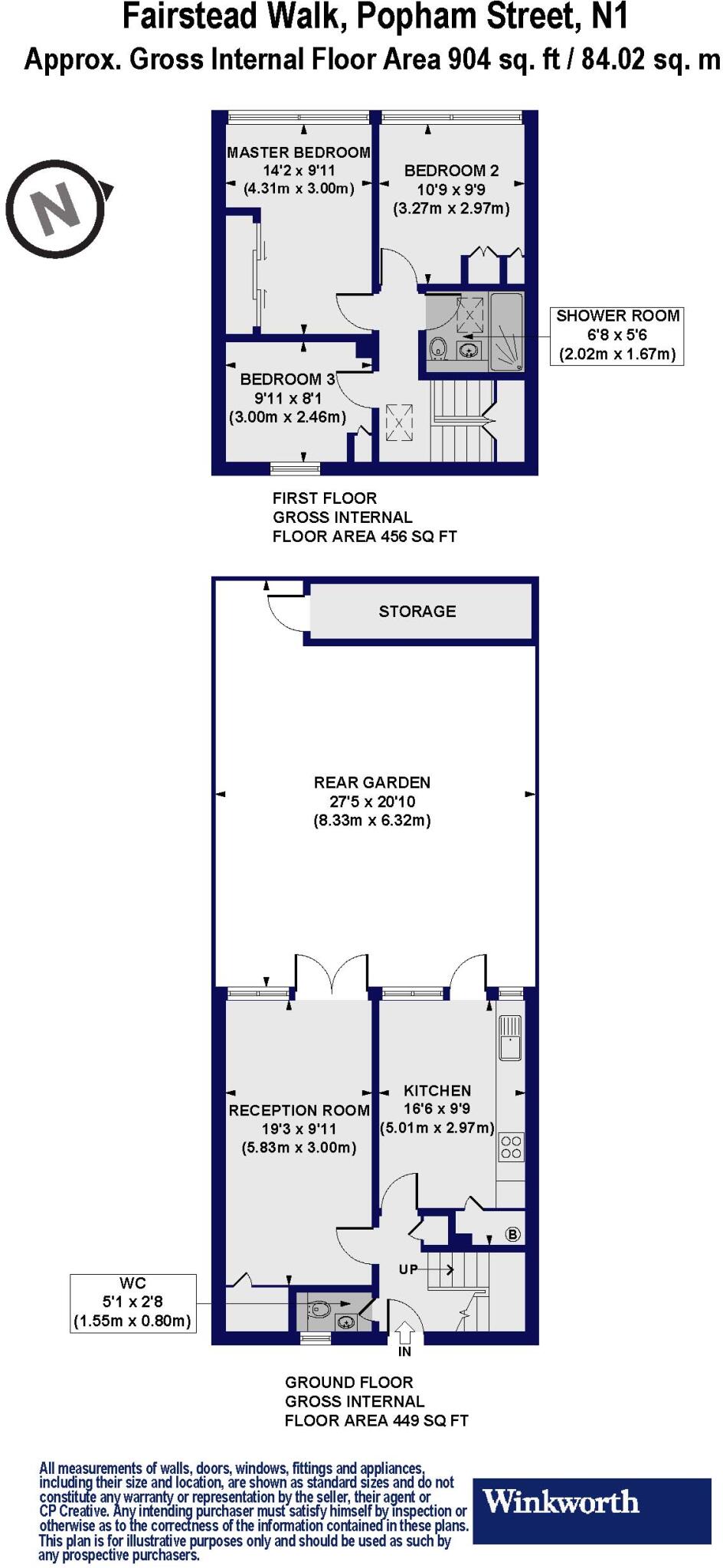 Fairstead Walk, Popham Street, London, N1 floorplan