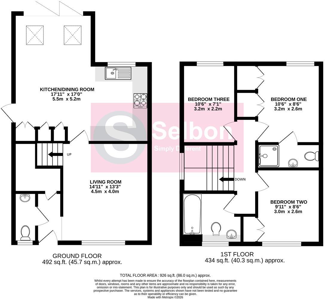 Blackthorn Crescent, Farnborough floorplan
