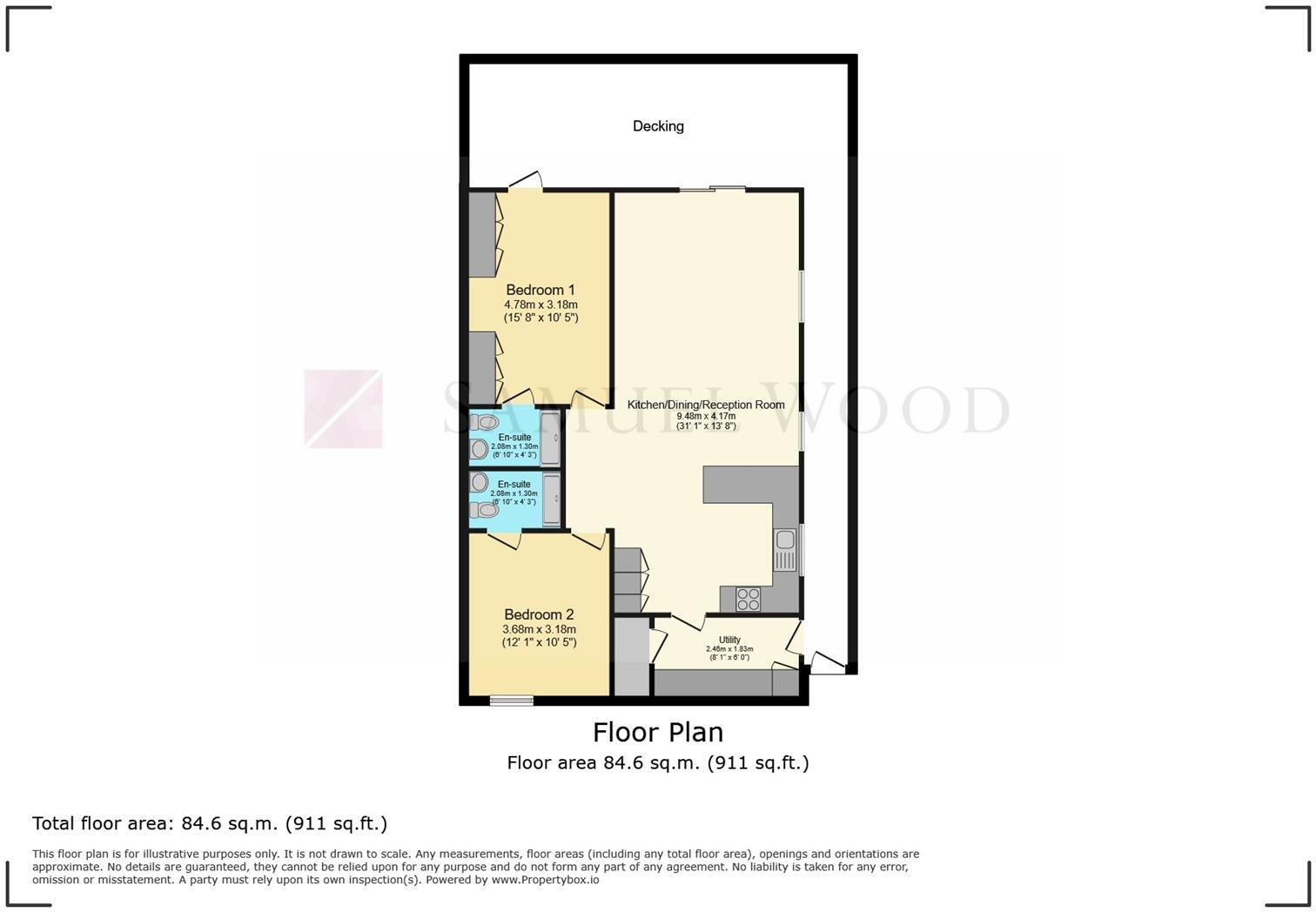 Clun Valley Lodges, Clunton, Craven Arms floorplan