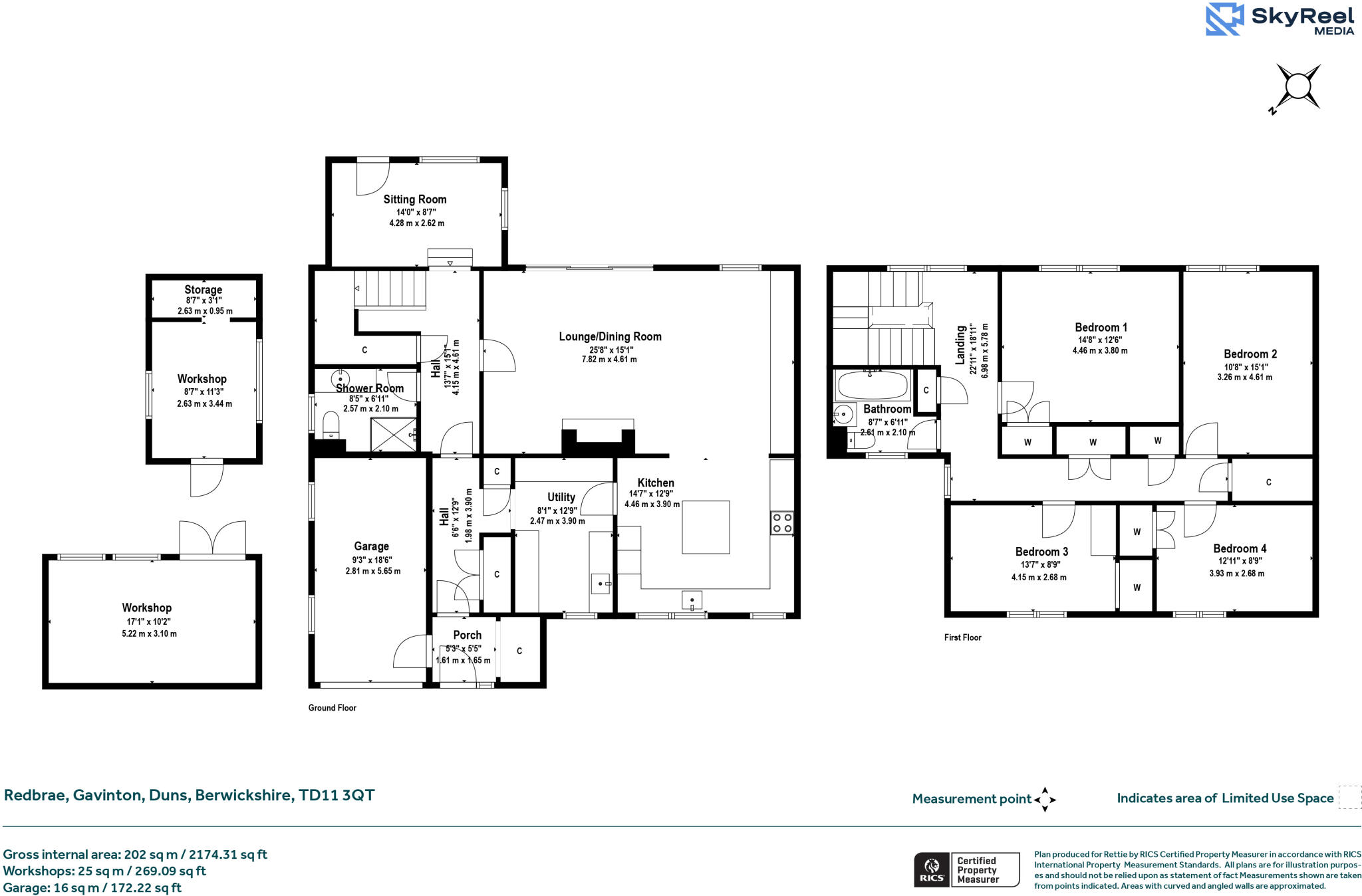 Redbrae, Gavinton, Duns, Berwickshire floorplan