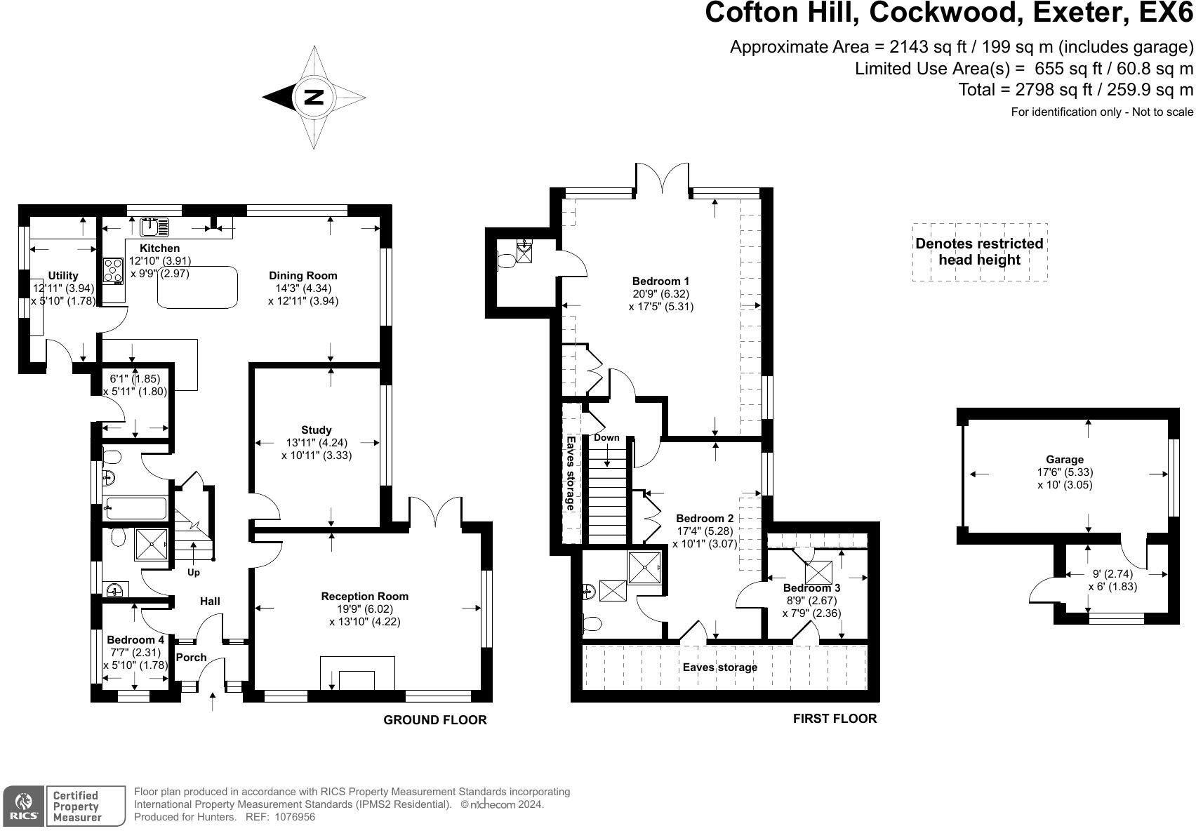 Cofton Hill, Cockwood, EX6 floorplan