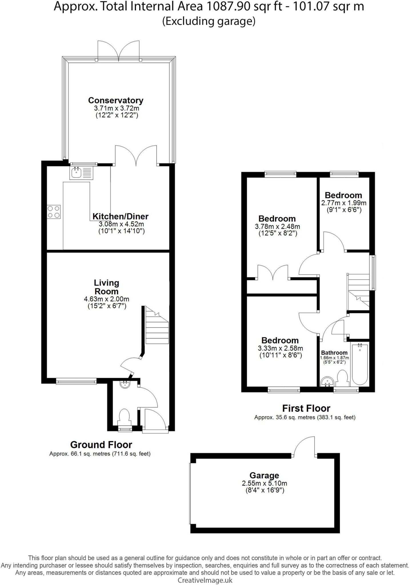 Clare Croft, Middleton, MK10 floorplan
