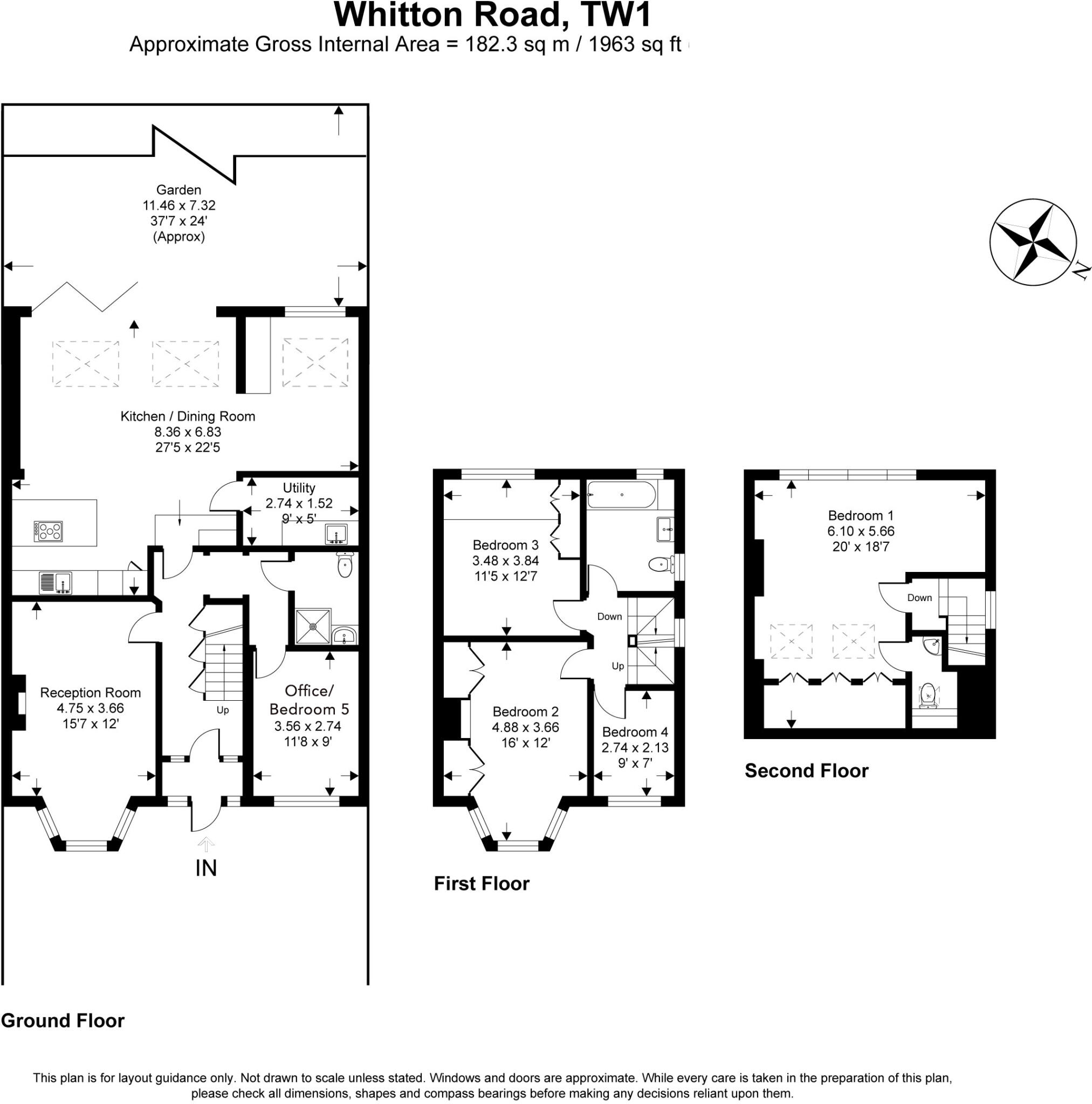 Whitton Road, Twickenham floorplan