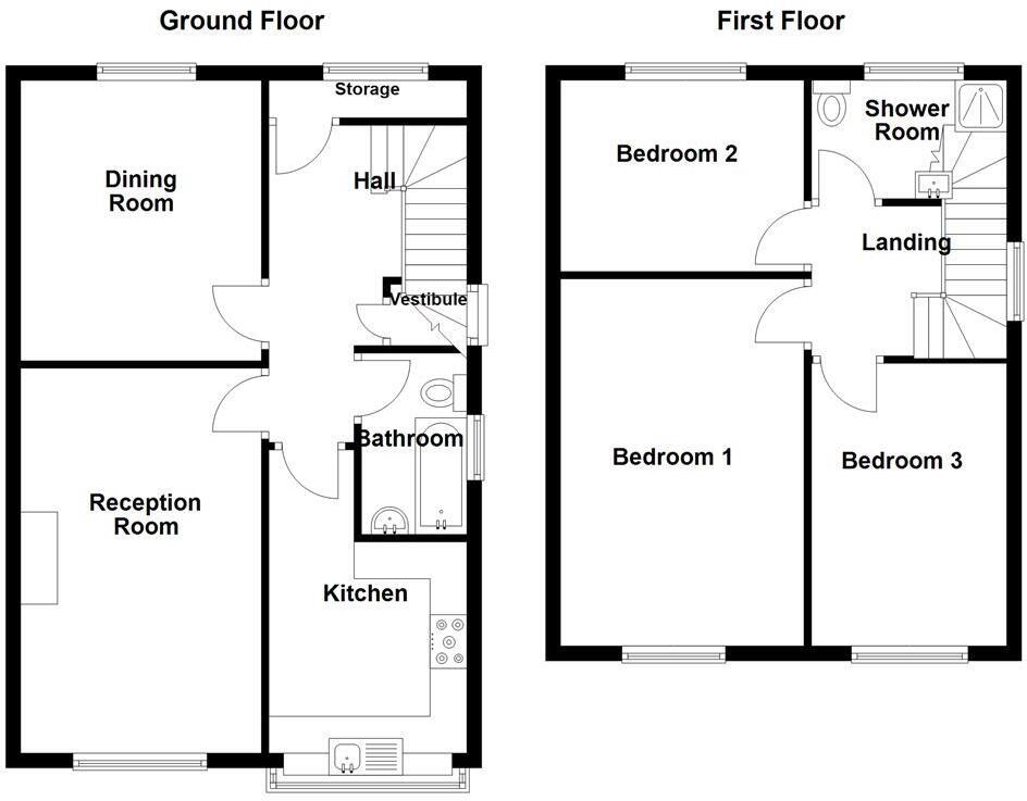 Eden Close, Barrowford, Nelson floorplan