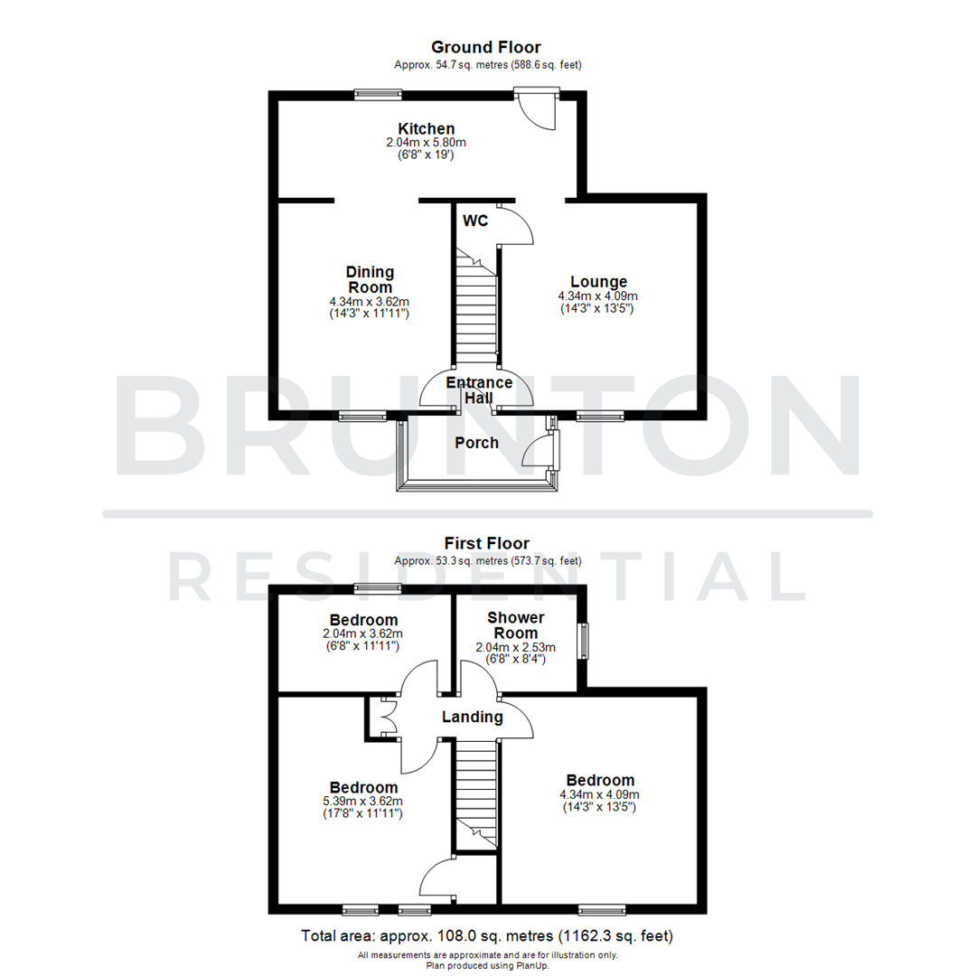 Barties Town, South Broomhill, Morpeth, NE65 floorplan