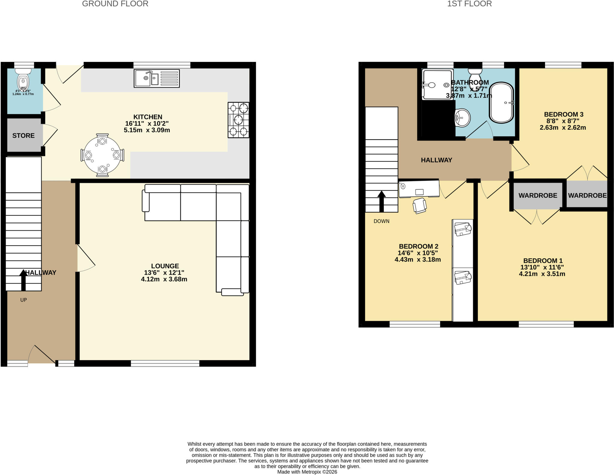 Woodbridge Lane, Romford, RM3 floorplan
