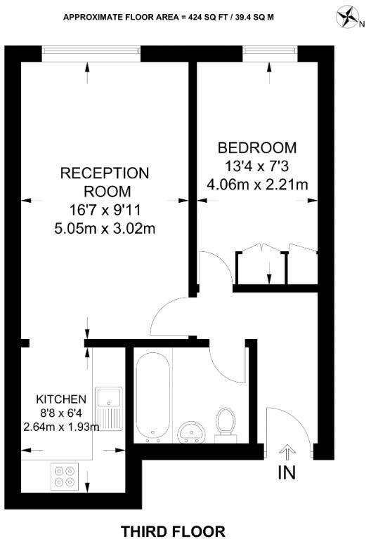 Bethwin Road, London, SE5 floorplan