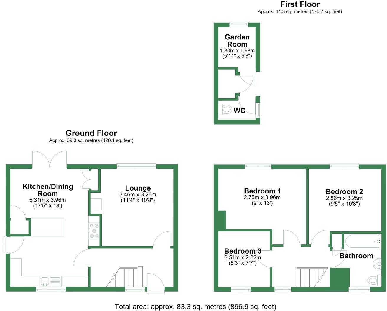 Hay Pool, Farnborough, Banbury floorplan