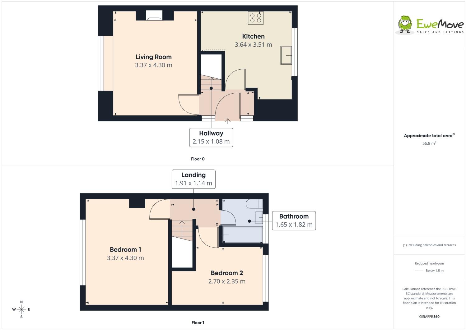 Sherwood Grove, Huntington, York, YO31 9DH floorplan