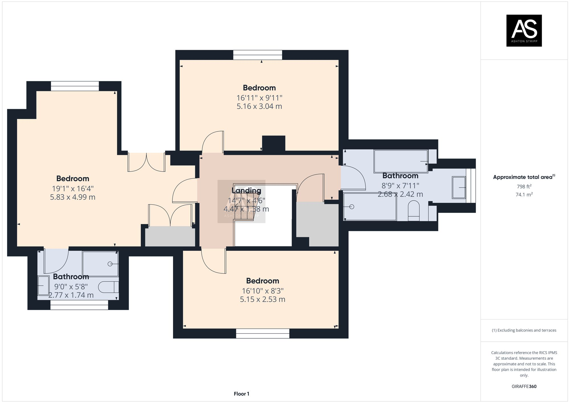 Morland Close, Ninfield, TN33 floorplan