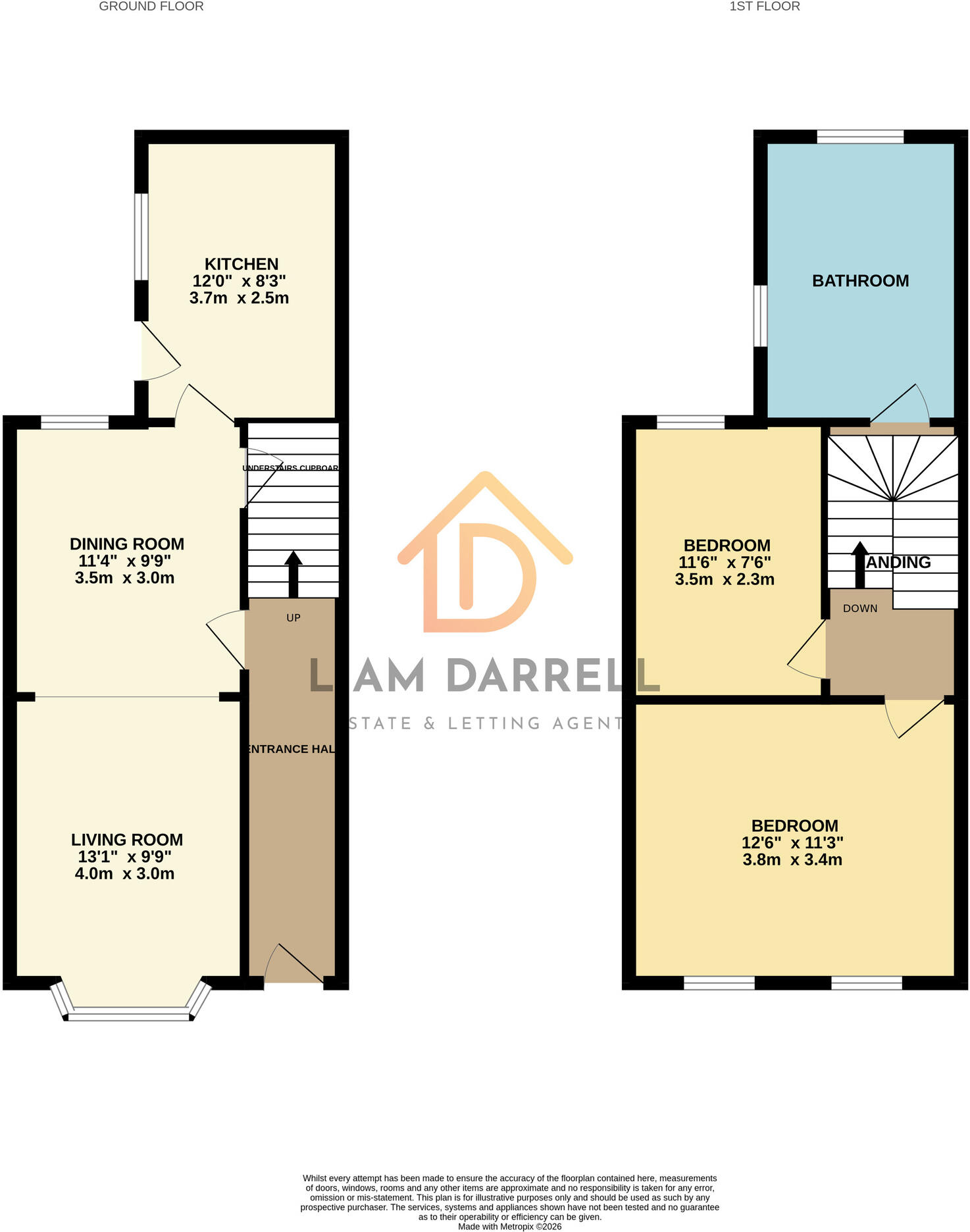 Candler Street, Scarborough, North Yorkshire floorplan