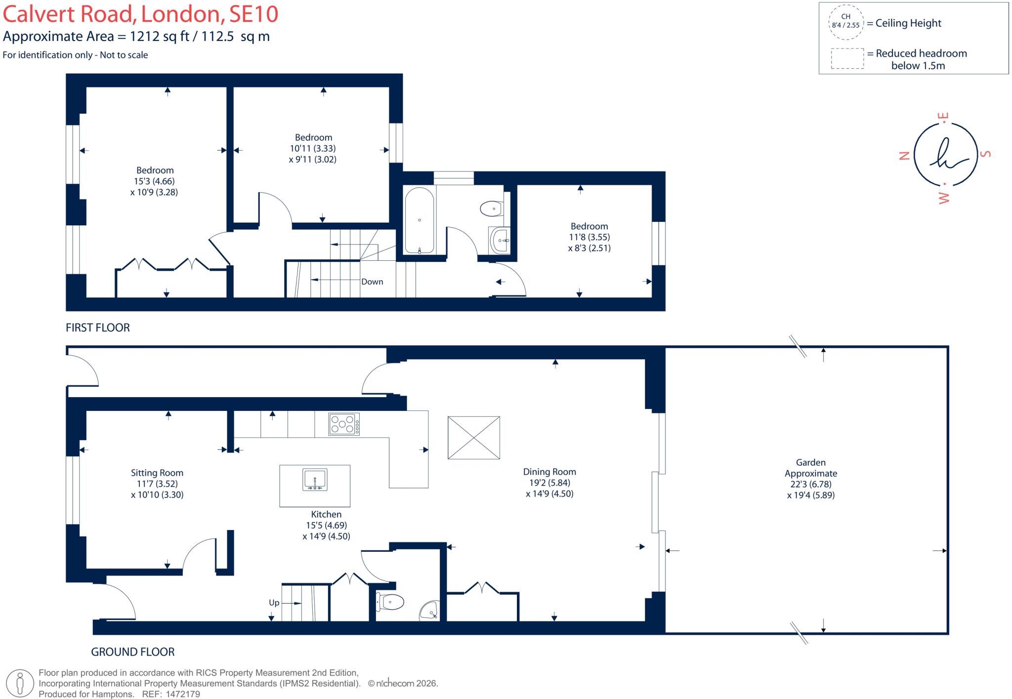 Calvert Road London SE10 floorplan